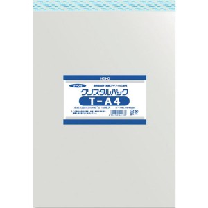 T22.531  (株)シモジマ HEIKO OPP袋 テープ付き クリスタルパック T-A4 6743200 WO店