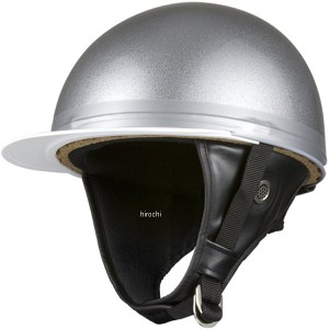NBS バイクパーツセンター ハーフヘルメット コルク半 シルバーラメ フリーサイズ(57-60cm未満) WO店