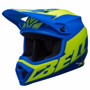ベル BELL オフロードヘルメット MX-9 MIPS ディスラプト マットクラシックブルー/ハイビズイエロー Mサイズ WO店