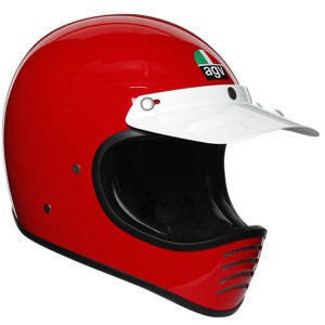 エージーブイ AGV オフロードヘルメット X101 赤 Mサイズ(57-58cm) WO店