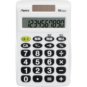 (株)アスカ アスカ ビジネス電卓ポケット ホワイト C1009W WO店
