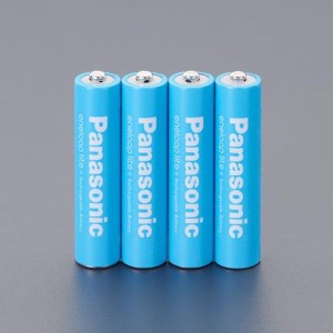 エスコ ESCO [単4x4本] ニッケル水素電池 (充電式エネループライト) EA758YG-104B WO店