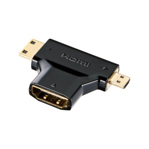 エスコ ESCO HDMI-ミニマイクロHDMI 変換アダプター 000012341454 WO店
