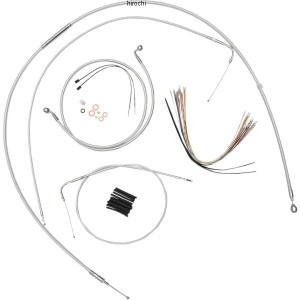 マグナム MAGNUM ケーブルキット クローム 07年-11年 FXDB、FXDC 15-17インチ エイプバー用 WO店