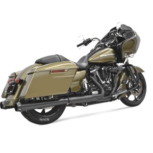 バッサニ Bassani 4インチ スリップオンマフラー DNT メガホン 17年以降 黒/黒 WO店