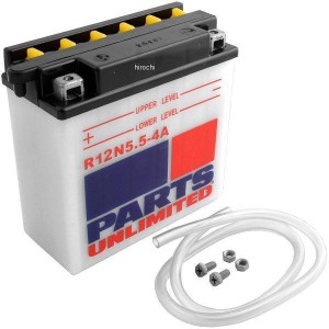 Parts Unlimited バッテリー 開放型 12V Y12N5.5-4A WO店