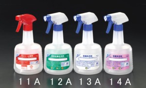 エスコ ESCO 600ml スプレー容器(設備洗剤) EA115MA-13A WO店