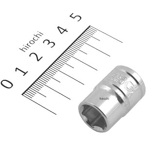 エスコ ESCO 3/8"sqx 7/16" ソケット EA687BS-104 WO店