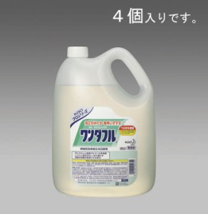 エスコ ESCO 4.5Lx4個 食器用洗剤 ワンダフル EA922KA-24A WO店