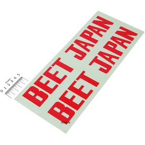 ビート BEET ステッカー BEET JAPAN 赤 WO店