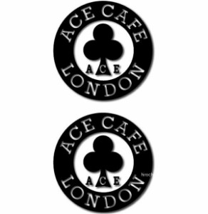 エースカフェロンドン ACE CAFE LONDON デカール サークル 50 黒 2枚入り WO店