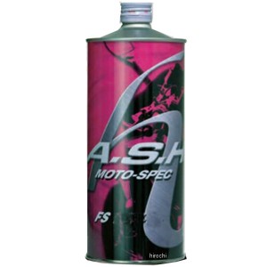 アッシュオイル A.S.H OIL FS MOTO-SPEC 100％化学合成 4サイクル エンジンオイル 10W-40 1L H-ASH-1400 WO店