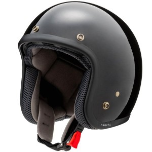 YH-001 山城 スモールジェットヘルメット ブラックメタリック Lサイズ YH001BK/L WO店