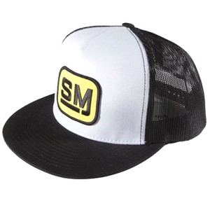 スピードマーチャント Speed Merchant オリジナルメッシュキャップ SMロゴ 黒/白 SM-EXECTRKR WO店