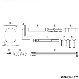 SP武川 オイルクーラーブラケット 17年以降 CT125、クロスカブ50、スーパーカブ50 WO店