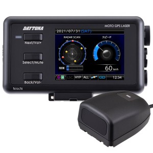 デイトナ MOTO GPS LASER GPSレーザー レーダー探知機 25674 WO店