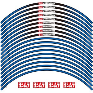 ヨシムラ リムステッカー タイプA 17インチ 青 WO店