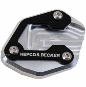 ヘプコアンドベッカー HEPCO&BECKER サイドスタンド エンラージメント 21年 MT-09 シルバー/黒 42114573 00 91 WO店