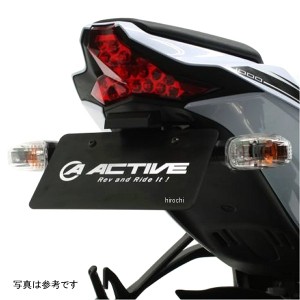 アクティブ ACTIVE フェンダーレスキット LEDナンバー灯付き 17年-21年 ZX-10R、ZX-10RR 黒 WO店