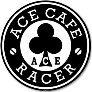 エースカフェロンドン ACE CAFE LONDON デカール RACER サークル 200mm WO店