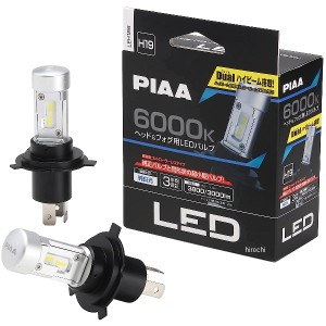 ピア PIAA コントローラレスLED 6000K H19 12V LEH186 WO店