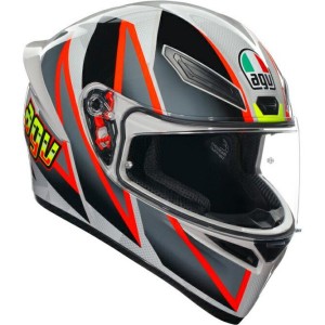 エージーブイ AGV フルフェイスヘルメット K1 S 030 ブリッパ-グレー/レッド Lサイズ(59-60cm) 18394007030-L WO店