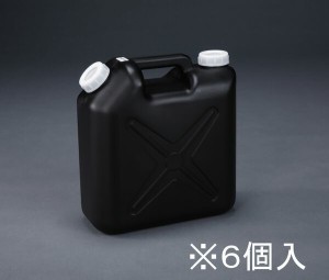 10L ポリタンク(黒) (ポリエチレン製/ノ 000012288692 WO店