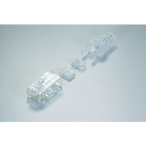 VOLRJ45PLG6LBL  コーニングインターナショナル(株) コーニング Cat6 RJ45モジュラープラグ  (100個入) VOL-RJ45PLG-6LBL WO店