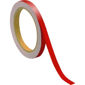 37433  ユニット(株) ユニット 反射テープ赤 ポリエステル樹脂フィルム 10mm幅×10m巻 374-33 WO店
