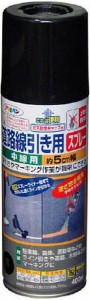 (株)アサヒペン アサヒペン 道路線引き用スプレー中線用 黒 WO店