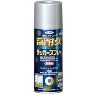 (株)アサヒペン アサヒペン 高耐久ラッカースプレー300ML 銀 WO店