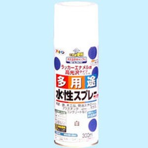 (株)アサヒペン アサヒペン 水性多用途スプレー300ML 白 WO店