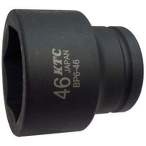 BP646P  京都機械工具(株) KTC 19.0sq.インパクトレンチ用ソケット（標準）ピン・リング付46mm WO店