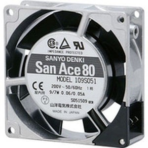 S109S050  山洋電気(株) SanACE ACファン（80×25mm AC100V-プラグコード付属） WO店