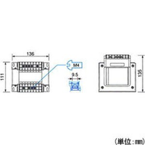 SD21-500A2 豊澄電源機器　ＳＤ２１シリーズ　２００Ｖ対１００Ｖの絶縁トランス　５００ＶＡ ＷＯ店