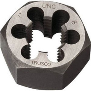 TD6-1/4UNC20 ＴＲＵＳＣＯ　六角サラエナットダイス　ＵＮＣ１／４−２０ ＷＯ店