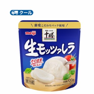 明治北海道十勝生モッツァレラ （100g×6袋×4箱）１ケース【クール便】送料無料　チーズ