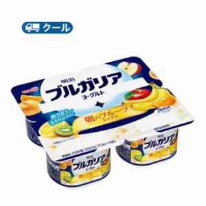 明治ブルガリアヨーグルト　朝のフルーツミックス【75ｇ×4個×6セット】3箱/クール便 食べる　ヨーグルト　ベリー　フルーツヨーグルト