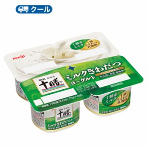 明治　北海道十勝ミルクきわだつヨーグルト【78ｇ×4個×6セット】1箱/クール便 食べる　ヨーグルト　　送料無料