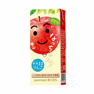 サントリー なっちゃん りんご250ml× 24本紙パック〔Suntory　natchan　リンゴ　アップル　まろやか　りんご　ミリペット　ペットボトル
