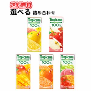 キリン 選べるトロピカーナ  250ml紙パック (24本入を3種類選べる) 72本セット〔Tropicana 食物繊維 果汁100% フルーツジュース 選り取り