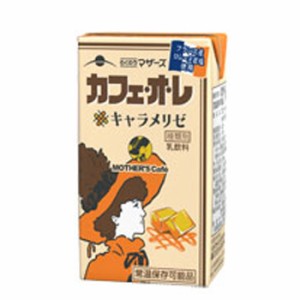 らくのうマザーズ　カフェ・オ・レ　キャラメリゼ 　 250ml×24本入×2ケース　紙パック〔九州 熊本　阿蘇 コーヒー　キャラメル　カフェ