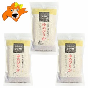 米 ゆめぴりか 北海道米 送料無料 北海道産米 ユメピリカ 白米 300g×3袋 お米 ゆめぴりか 精米 北海道 剣淵町産米