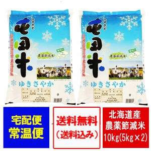 米 10kg 送料無料 北海道米 ゆきさやか 米10kg ( 米 5kg×2 ) 白米 東旭川 米 ゆきさやか 東旭川産米 農薬節減米 北海道産 ひがしあさひ