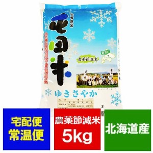 米 5kg 送料無料 北海道米 ゆきさやか 米5kg 白米 東旭川 米 ゆきさやか 東旭川産 米 農薬節減米 北海道産米 ひがしあさひかわ お米 ゆき