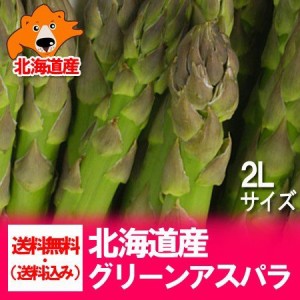 アスパラ 送料無料 アスパラガス 北海道 グリーンアスパラ 900 g 2Lサイズ 北海道産 アスパラガス 野菜