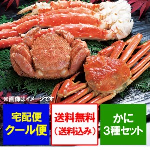 タラバ ズワイ 毛蟹 豪華 三大蟹セット 送料無料 たらばがに脚 毛ガニ姿 ズワイガニ姿 3大蟹 セット 魚介類 シーフード カニ