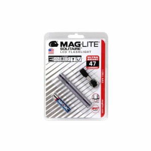 MAGLITE　マグライト ソリテール LED 懐中電灯 防災　SJ3A096 グレｰ