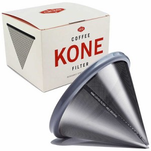 珈琲問屋　able Coffee Kone フィルター ステンレス 円すい 6-10杯用 シルバー　311303