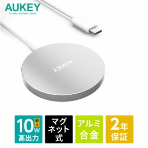 AUKEY　AUKEY(オーキー) ワイヤレス充電器 マグネット式 Aircore 10W ブラック AUKEY(オーキー) White　LC-A1S